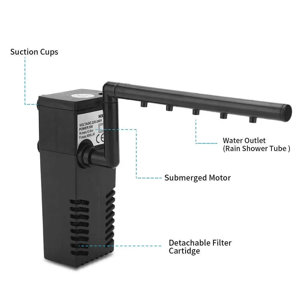Aquarium Filter Pump Internal Aquarium Filter Sponge Sump Filter Aquarium Overflow