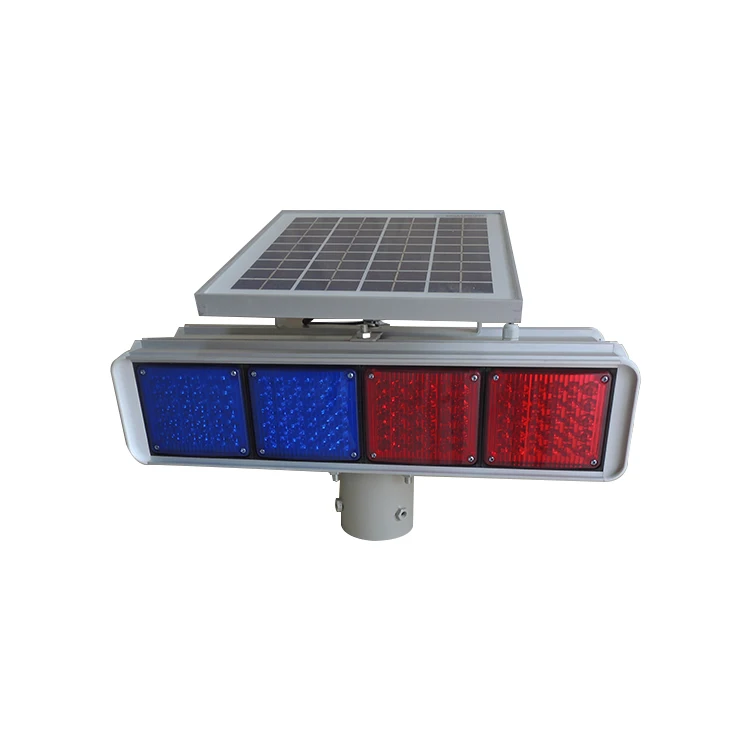 4 солнечных светодиодных фонаря полицейские фонари двухсторонние для аварийного автомобиля светодиодные дорожного