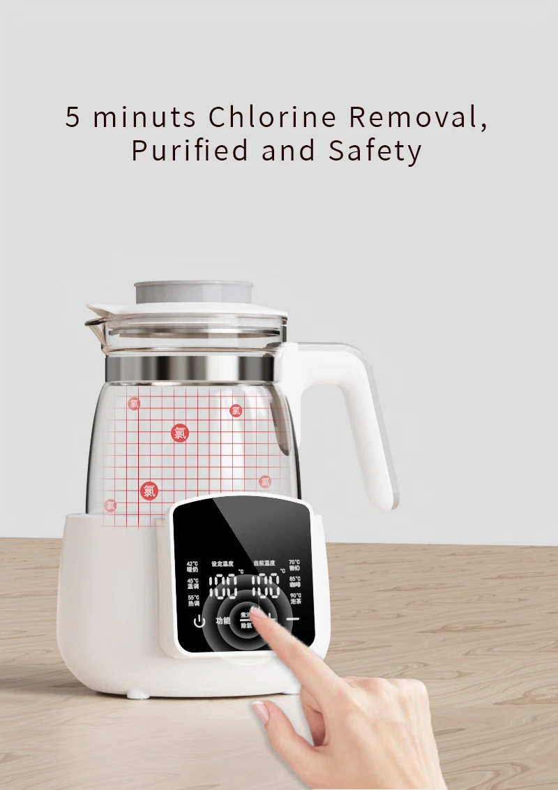 Baby Formula Water Kettle Electric Kettle Temperature Control Water Boiler Smart  Instant Warmer Water