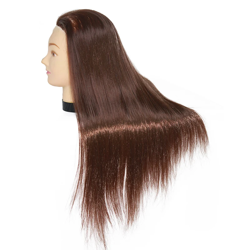 Black hairdressing training head barber training head American African hair training mannequin doll head