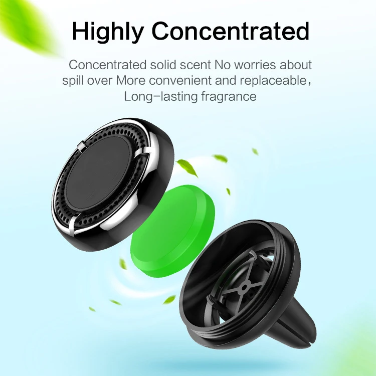 Eco-friendly Mini Vent Clip Air Freshener Car Diffuser with Magnet Phone Holder