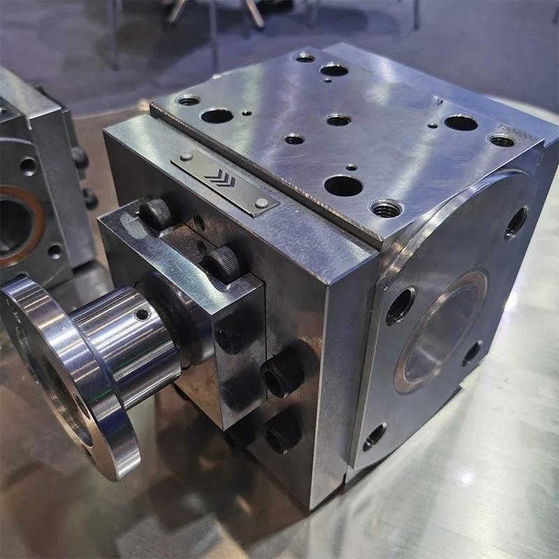 melt pump for laboratory cast extrusion with 2 layers to produce PE PP PLA etc