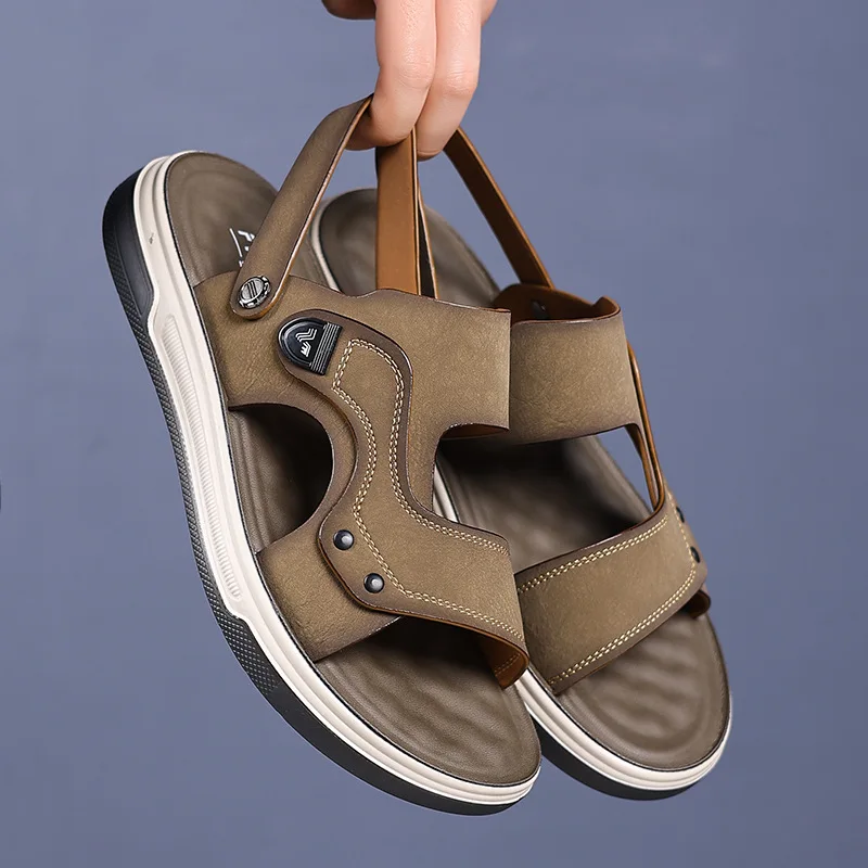 Professional Manufacturer Softness Hand Made Stitching Gulf Style Casual Comfort Footwear Arab Slipper Sandals For Man