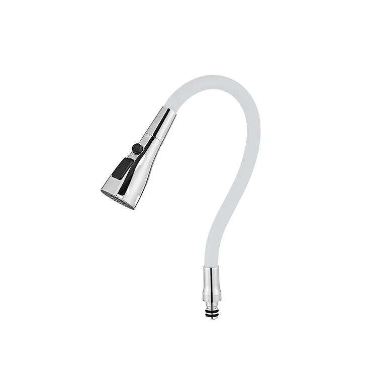Chrome Silicon Spout 360 Degree Rotation Kitchen Faucet Pull Out Copper Kitchen Sink Taps Swivel Kitchen Mixer Faucet