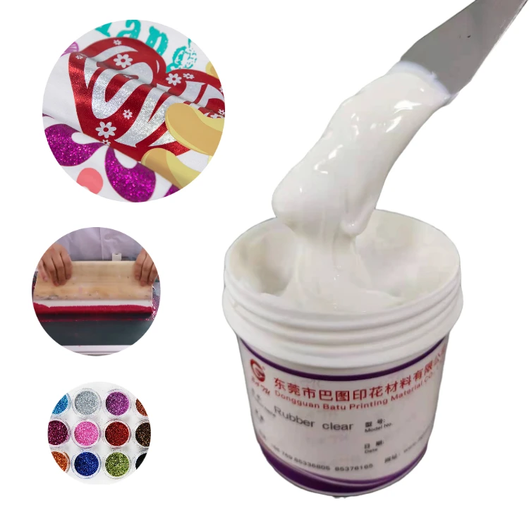 Water based screen print glitter ink glitter paste textile screen printing glitter ink