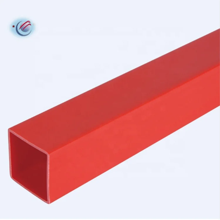 Square large PVC HDPE ABS tube plastic pipe wholesale