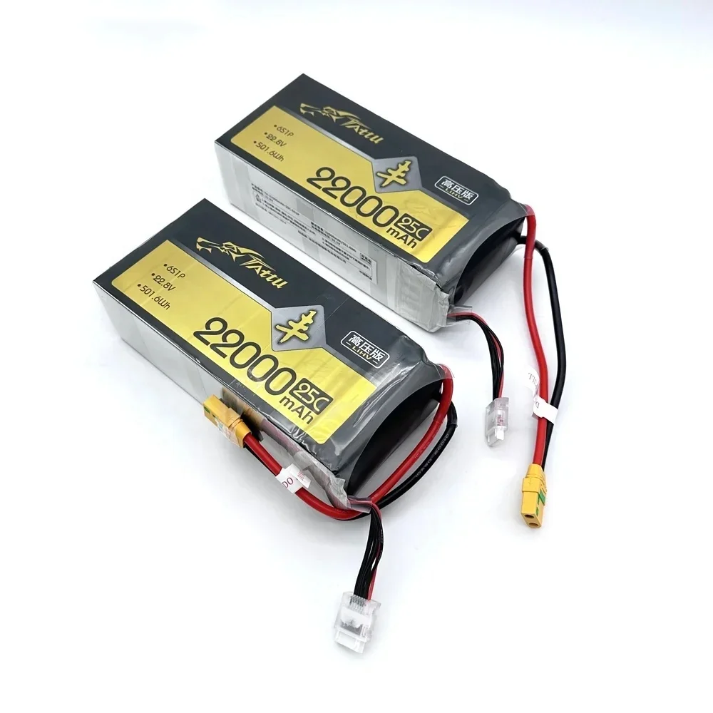 Promotion Tattu 22.8v 25c 6s 22000mah lipo battery lihv drone battery for hexacopter agriculture drone