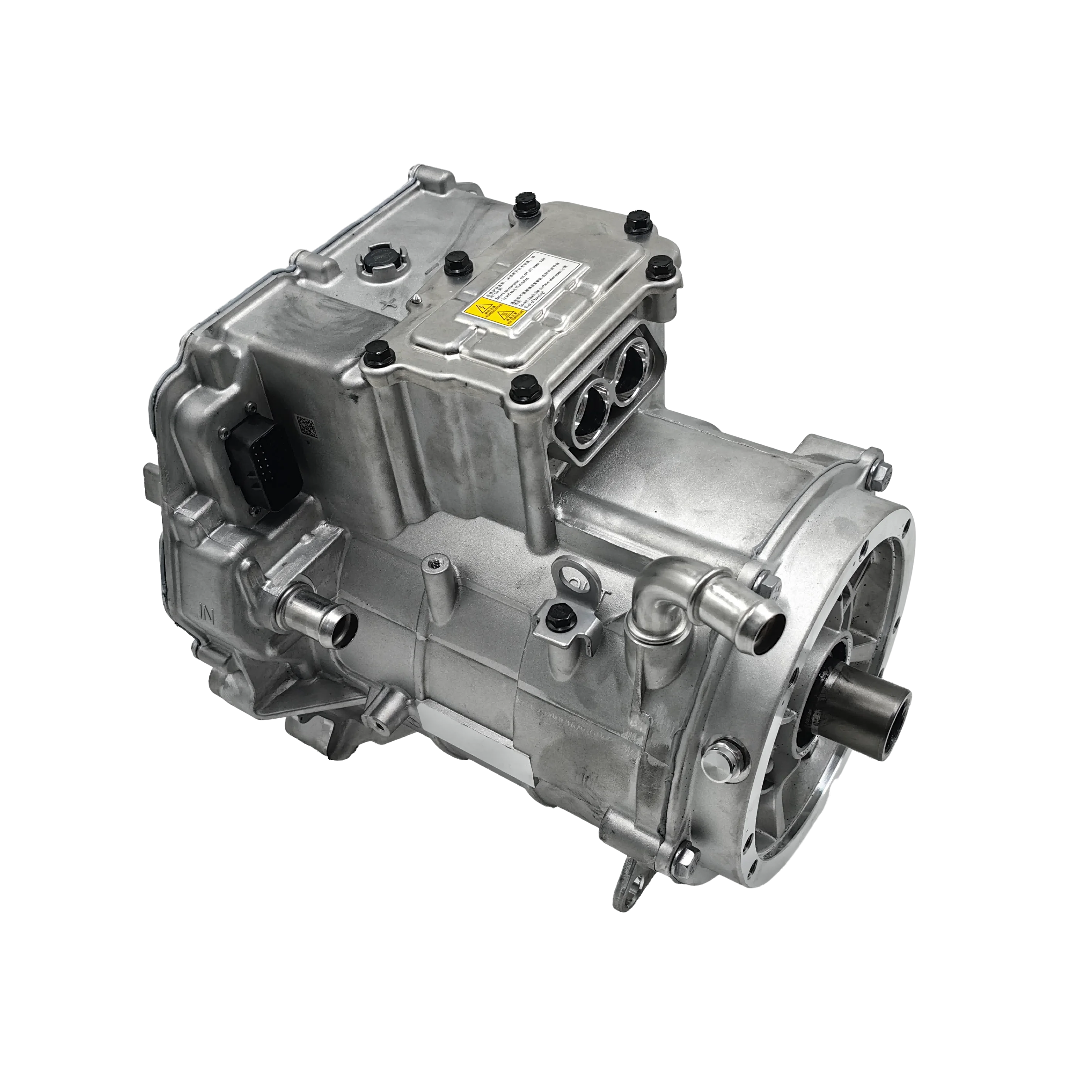 High torque liquid cool motor rated 60KW PMSM driving system for electric vehicle , boat,  high speed vehicle with controller