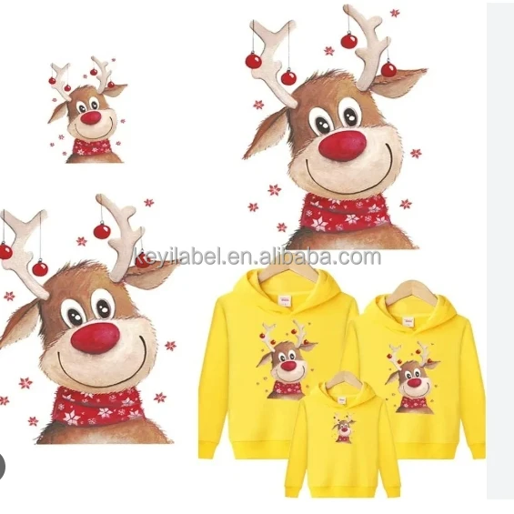 KYW Custom Printed Stickers Heat Transfer  Embroidered logo for Garment Cotton Fabric Pvc logo Transfer Sticker