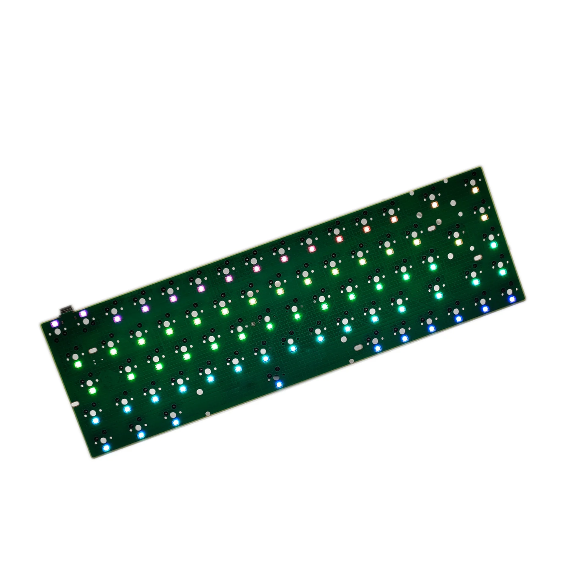 One stop design service hot swappable black core TKL 60% 65% fr4 mechanical keyboard PCB