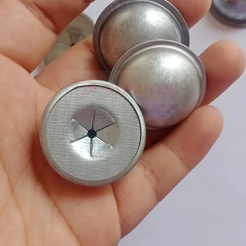32mm Galvanized Steel Insulation Dome Cap Washers Used With CD Pins And Insulation Hangers