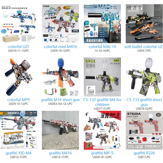 2022 M416 Water Gel Bead mini short M4 gel gun Manufacturer Gel Blaster Electric blast in stock