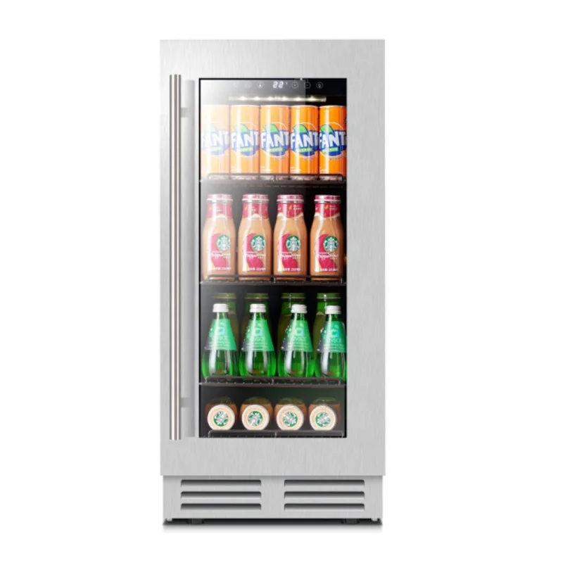 Home Small Residential Compact Imported Compressor Counter Top Forced Convection Stand Up Refrigerator Beverage And Beer Coolers
