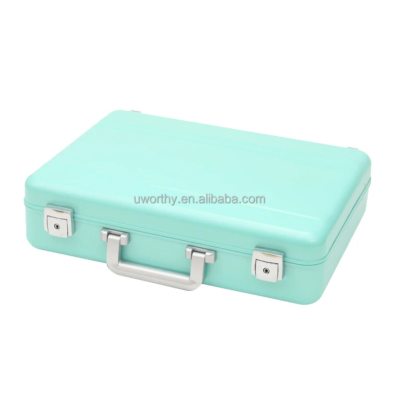 20 Inches Pure Aluminum Magnesium Alloy Material Hard Side One-Piece Molded Aluminum Briefcase for Business Attache Money Case