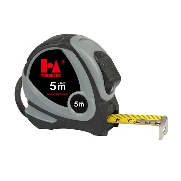 High Quality  Cheaper Construction Tool  ABS Shell With Rubber Covered Measure Tape 3m 5m 7.5m 8m 10m Custom Logo