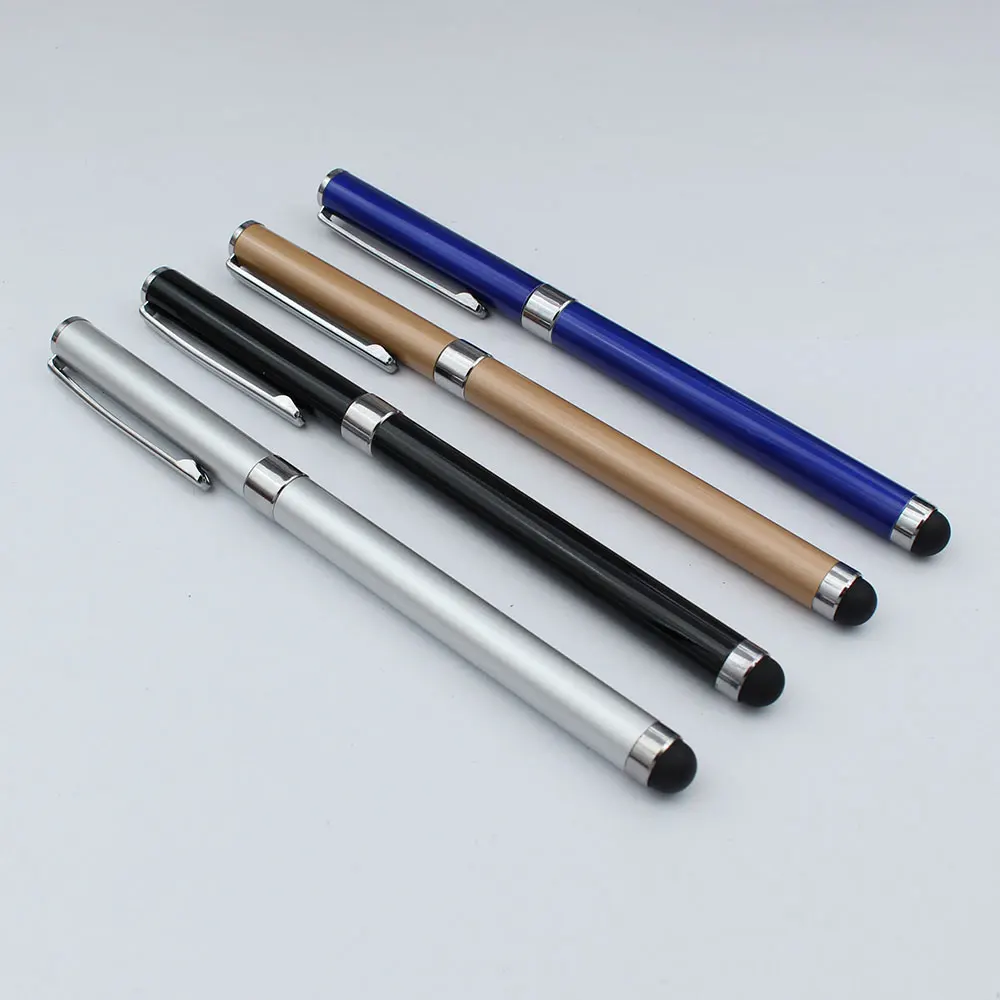 Metal cheap sublimation ballpoint pens stylus touch gel ink pens roller ball roller pens