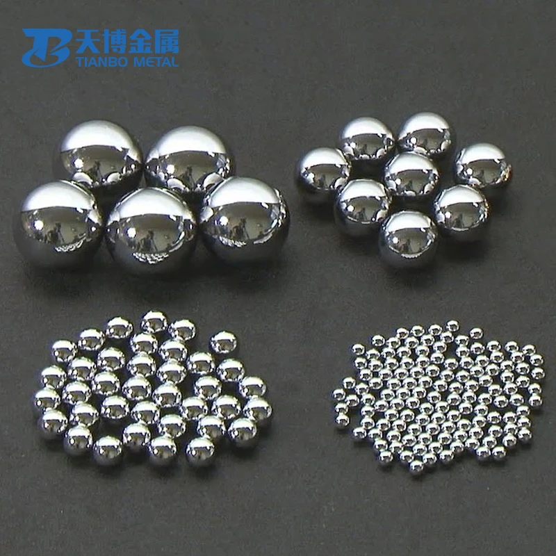 Pure tungsten ball counter weights,fishing and pen bearings for aluminum welding manufacturer baoji tianbo metal company