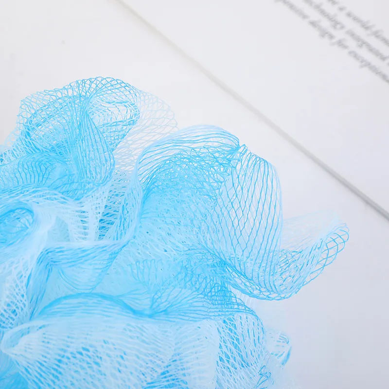 Оптовая продажа изготовленные на заказ Разноцветные ворсинки очень большой сетчатый пуф Luffa Loufa мягкая губка для