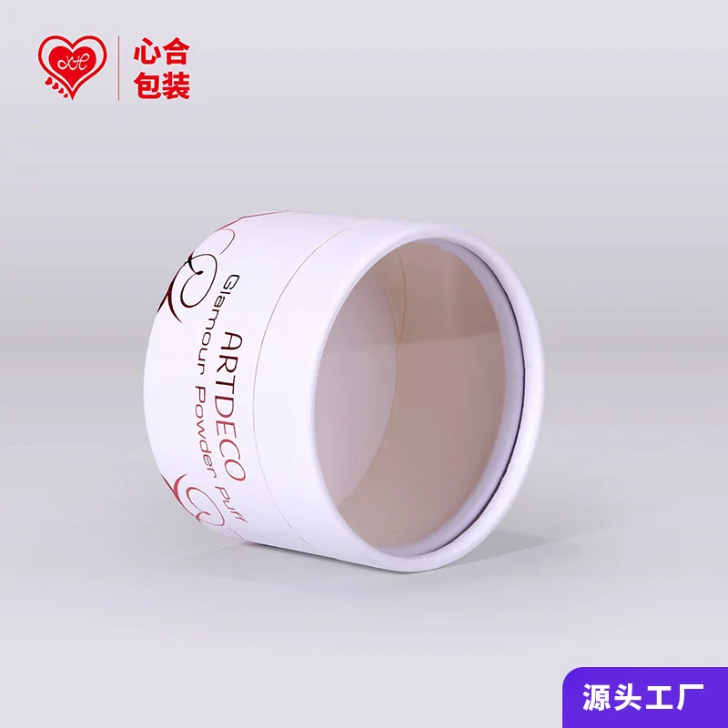 High quality round cardboard cylinder box with PVC window for children toys packaging
