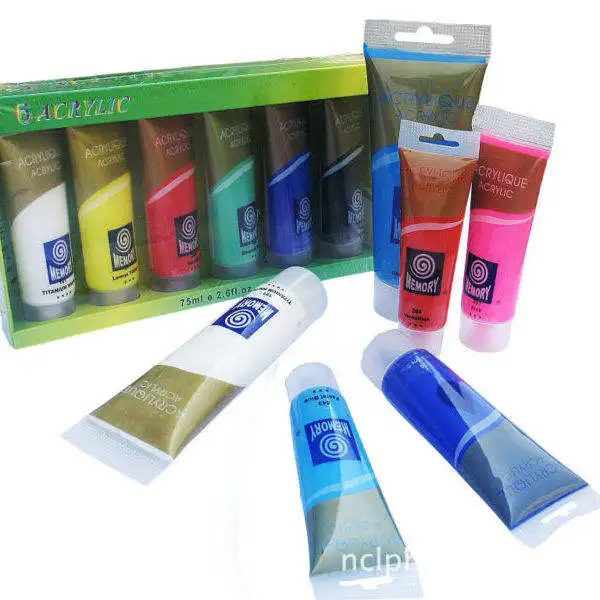 Memory Paint 60ml 75ml 100ml 120ml 200ml Artists Acrylic Paint Colors Tube Set