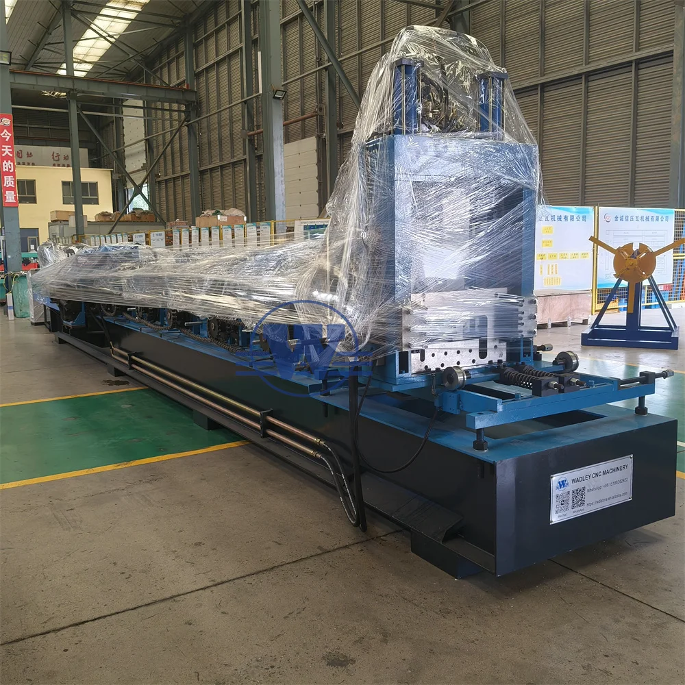Channel Metal Structure Rolling C Z U Shape Cold Adjustable Automatic Interchangeable Steel CZ Purlin Roll Forming Machine