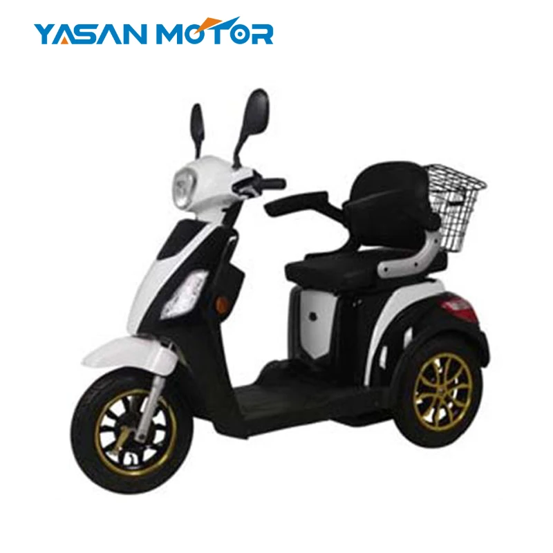 Safe EEC 60V 1000W Brushless motor 3-wheel Mobility Scooter for the Elderly
