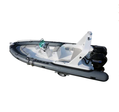 High quality 7.6-meter fiberglass fishing ship for sea use