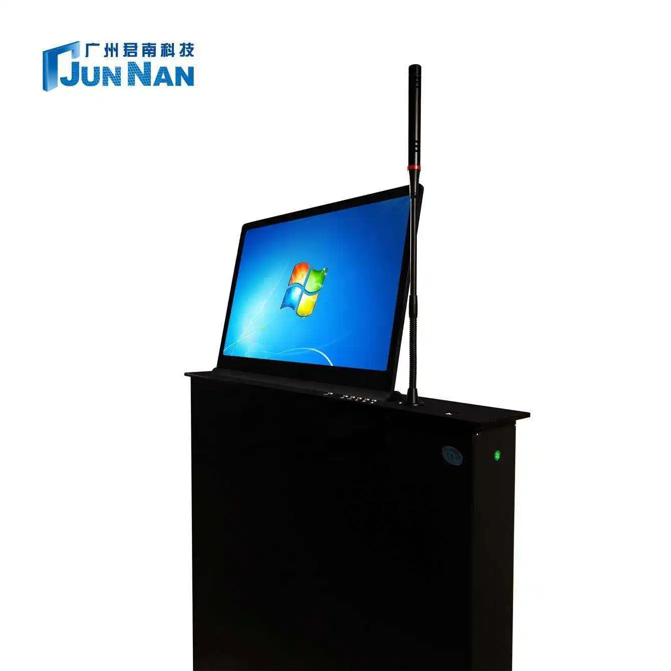 Factory Price Wholesale Intelligent Desktop Pop TV Lifter Motorized Hidden Monitor Lift for Paperless Meetings Video Function