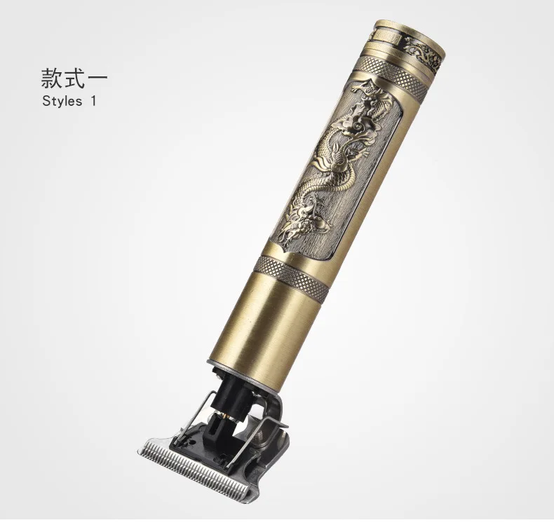 NewT9 Hair Trimmer T Shape Skeleton Heavy Hitter Cordless Men 0mm Baldheaded Clippers