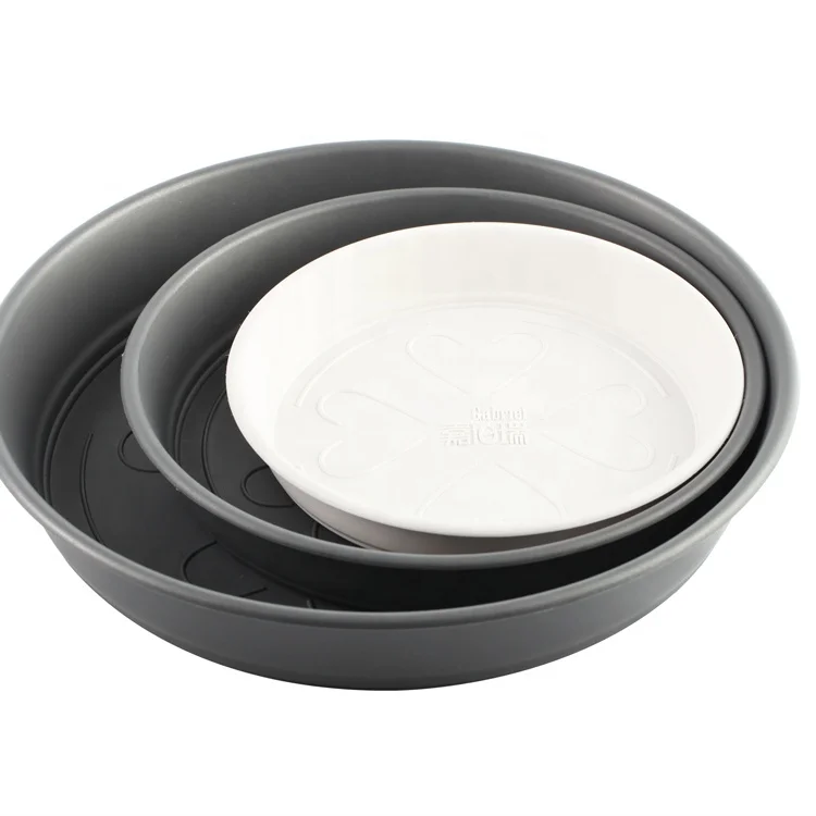 HUAJIN 15 18 24 cm 5 7 9 Inch Indoor Home Garden Planter Plant Flower Pot Plastic Trays Plant Saucers For Pot