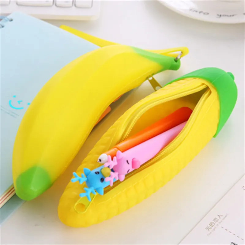 Promotional Carrot Corn Scallion Banana Change Wallet Bag Fruit Coin Purse
