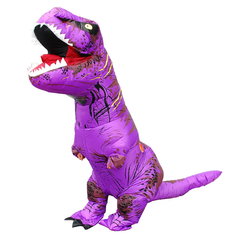 Hot Sale Kids Adult Tyrannosaurus Rex Inflatable Costume Christmas Halloween Various Party Costumes Mascot Role Playing Set
