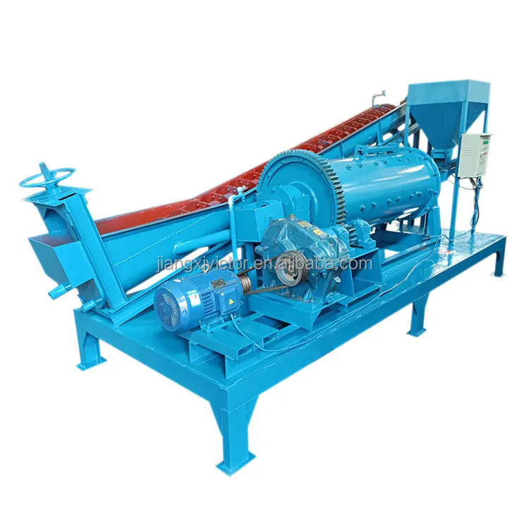Small ball mill Machine and Spiral Classifier and Mini Ball Mill Combo Machine WXMQL 420*450  for Laboratory Ore Grinding