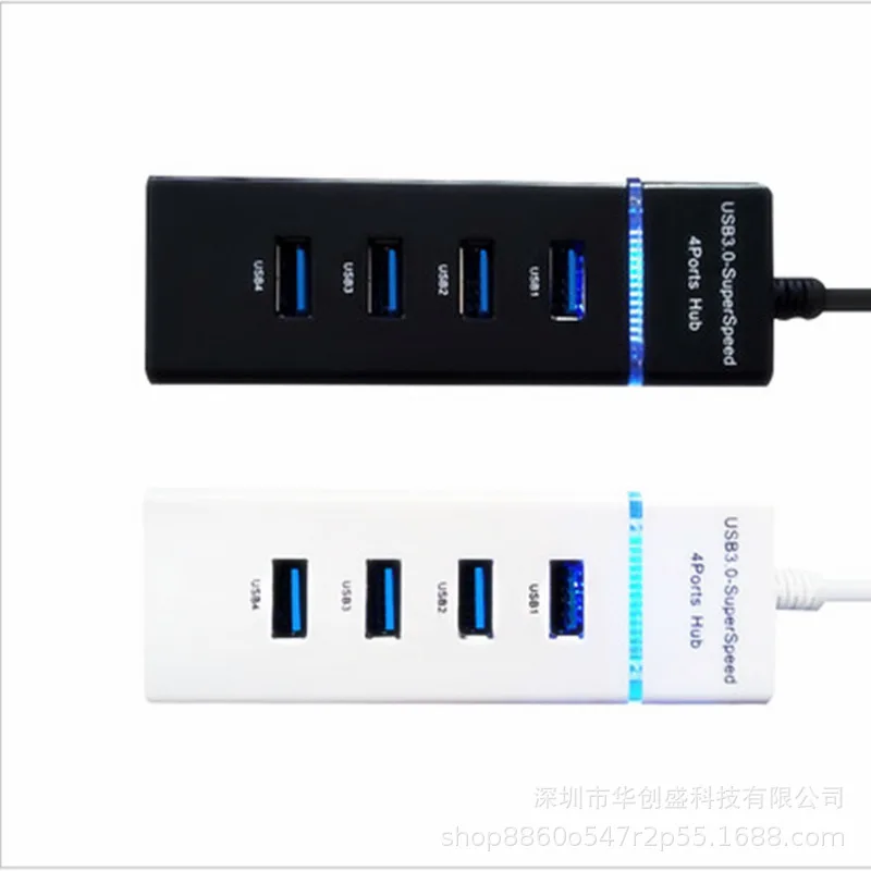 
High Speed USB 3.0 stable transmission 1 in 4 out USB 3.0 Hub 4 Port USB Hub Splitter adapter 