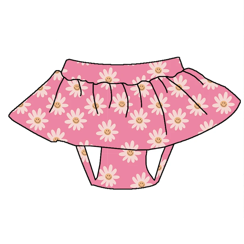 New Girls Short skirt With Panties Multi custom printing ballet dance children baby skirts