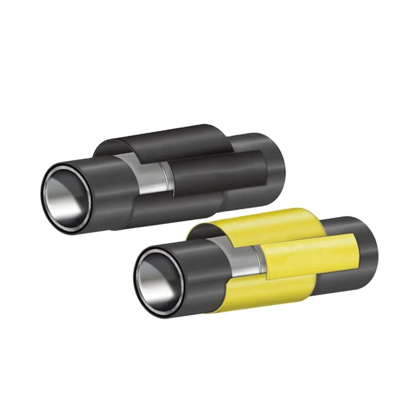 Коррозионная защита WSS80 3LPE и мастика термоусадочная втулка для соединения обхвата сварного соединения похоронного стального трубопровода