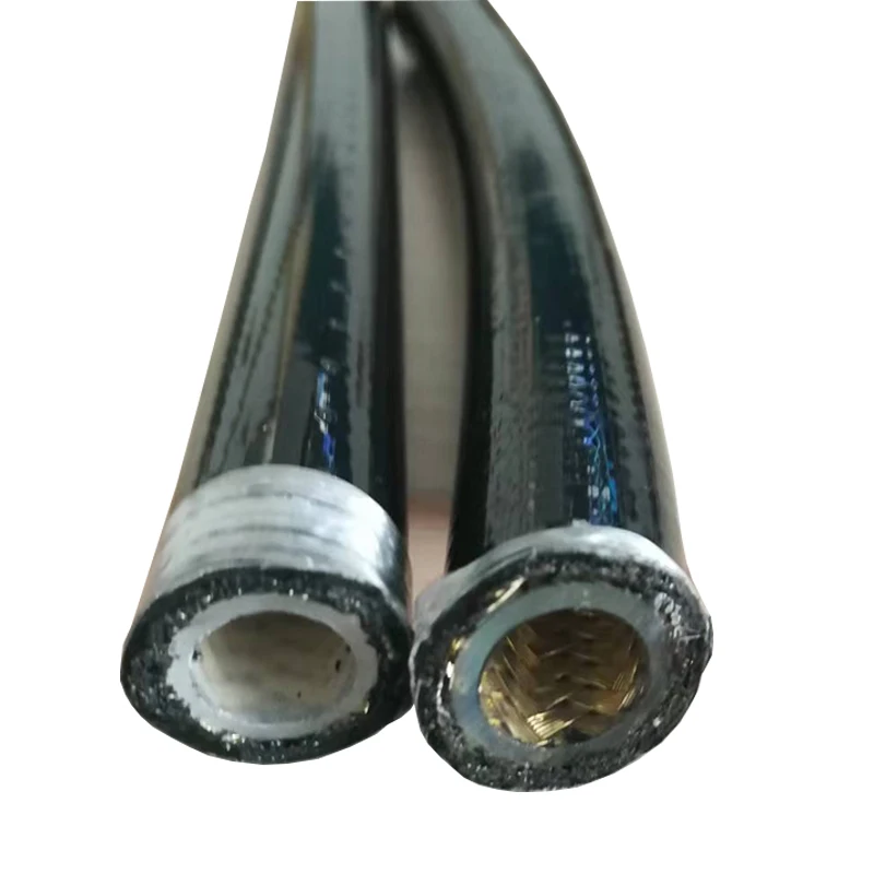 high pressure flexible thermoplastic hydraulic hose fiber braided 100 r8 hose