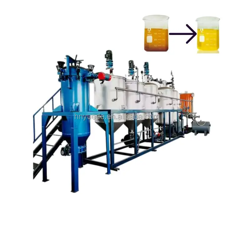 Batch Type Chemical 5tdp Soya Oil Refinery Machine Mini Crude Oil Refinery Plant