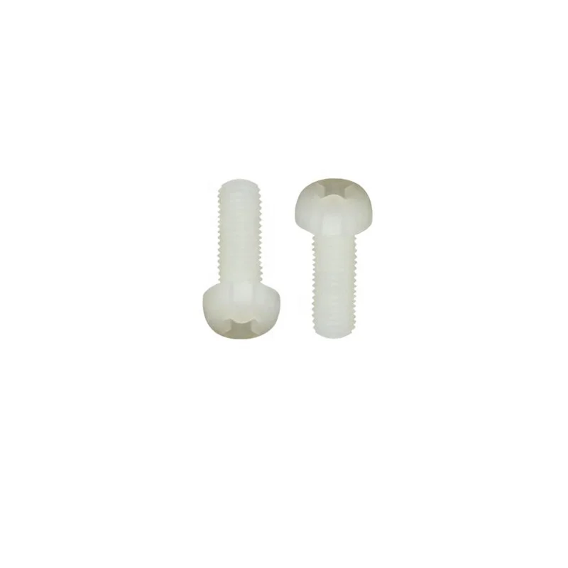 Knurled Head Plastic Screw Metric M4 Knurled Thumb Bolt, Insulated Cross Groove Plastic M4 Thread Fastening Stud