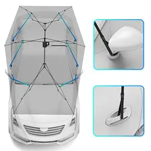 Outdoor  folded car vehicle tent umbrella cover sunshade awning sun protection canopy car umbrella automatic