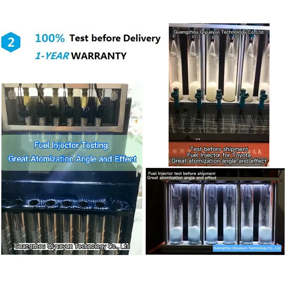 New Auto Parts Fuel Injector for Toyota Nissan Mitsubishi Mazda Honda Isuzu Hyundai Kia Fuel Injector Nozzle Denso Nozzle