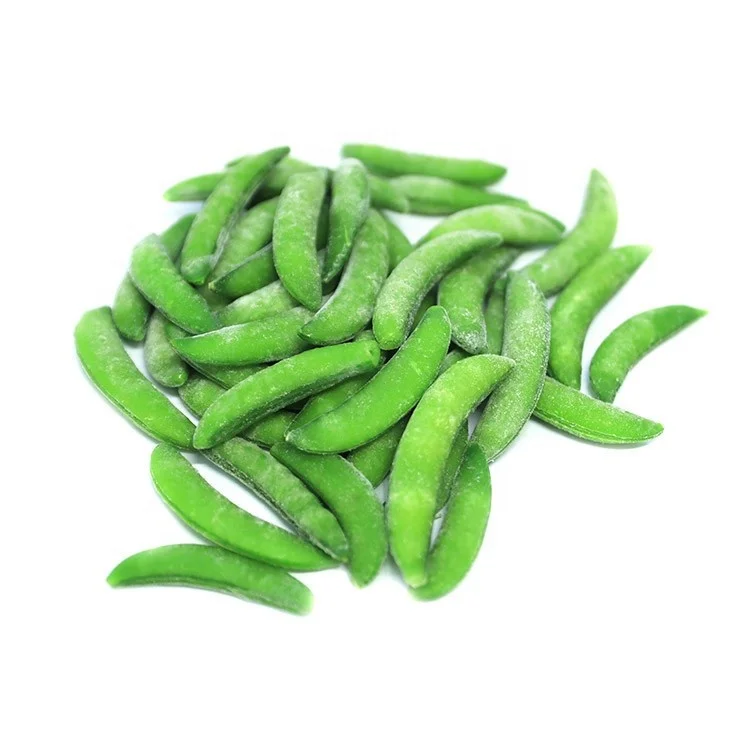 Certified Quality Manufacture IQF Frozen Green Sugar Snap Peas