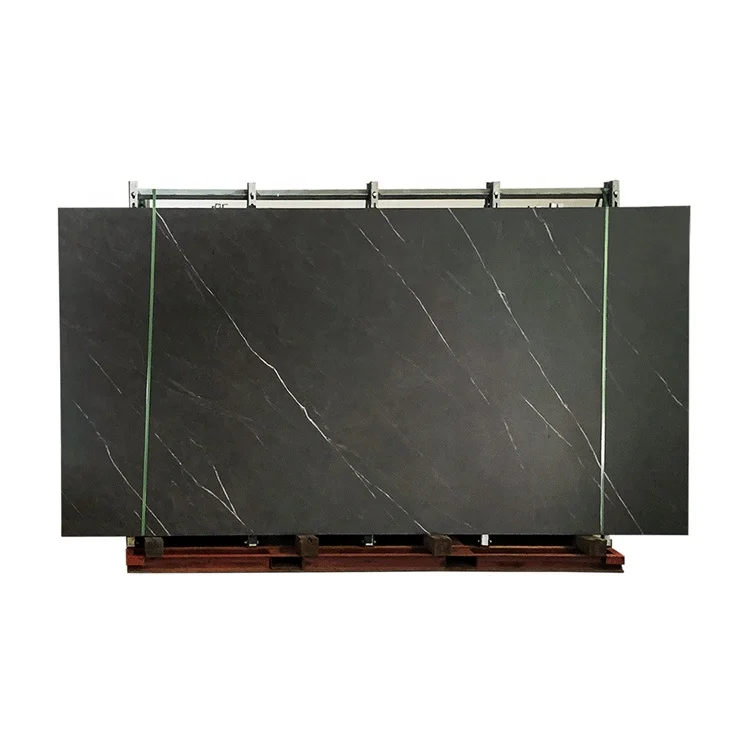 Best Quality Easy Cleaning Black White Marble Sintered Stone Bathroom Vanity Basin