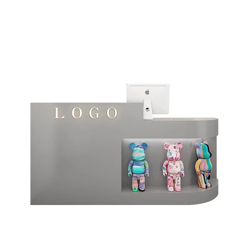 Huaxiaqipai Brand Furniture Product Hairdressing Shop Cashier Desk Company Reception Desk Clothing Store Front Desk Wholesale