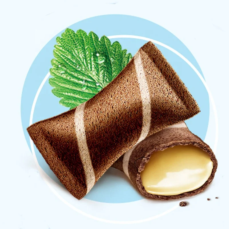 OEM Wafer Roll And Wafer Bites Exotic Snacks Set Sandwich Crispy Biscuit Cookies