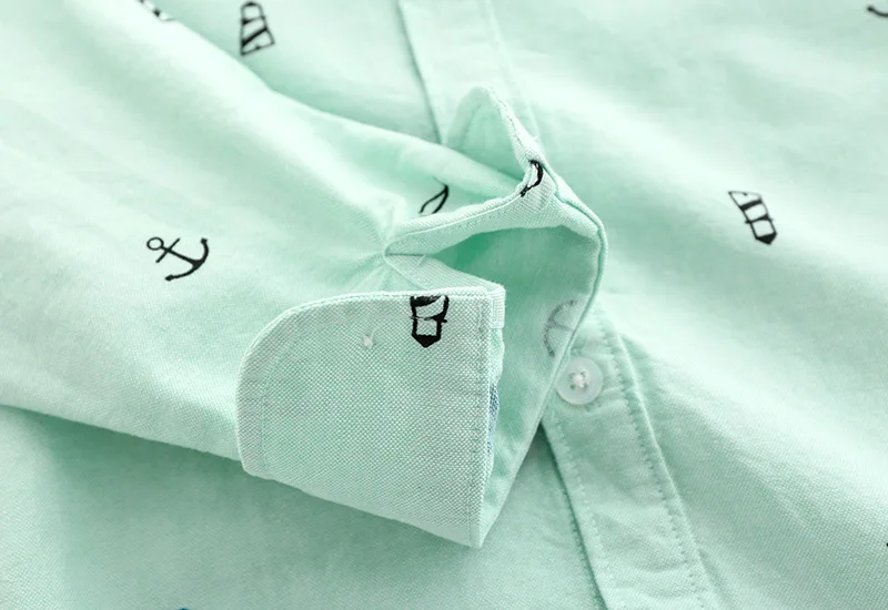 
2019 Autumn New Korean Kids Clothes Simple Abstract Boy Boutique Printed Cartoon Long-sleeve Shirt 