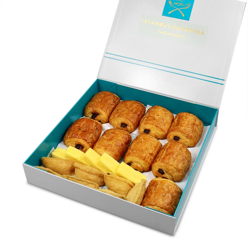 Wholesale Rectangle Plain Foldable Gift/Food Cardboard Paper Gift Packaging Magnet Gift Box