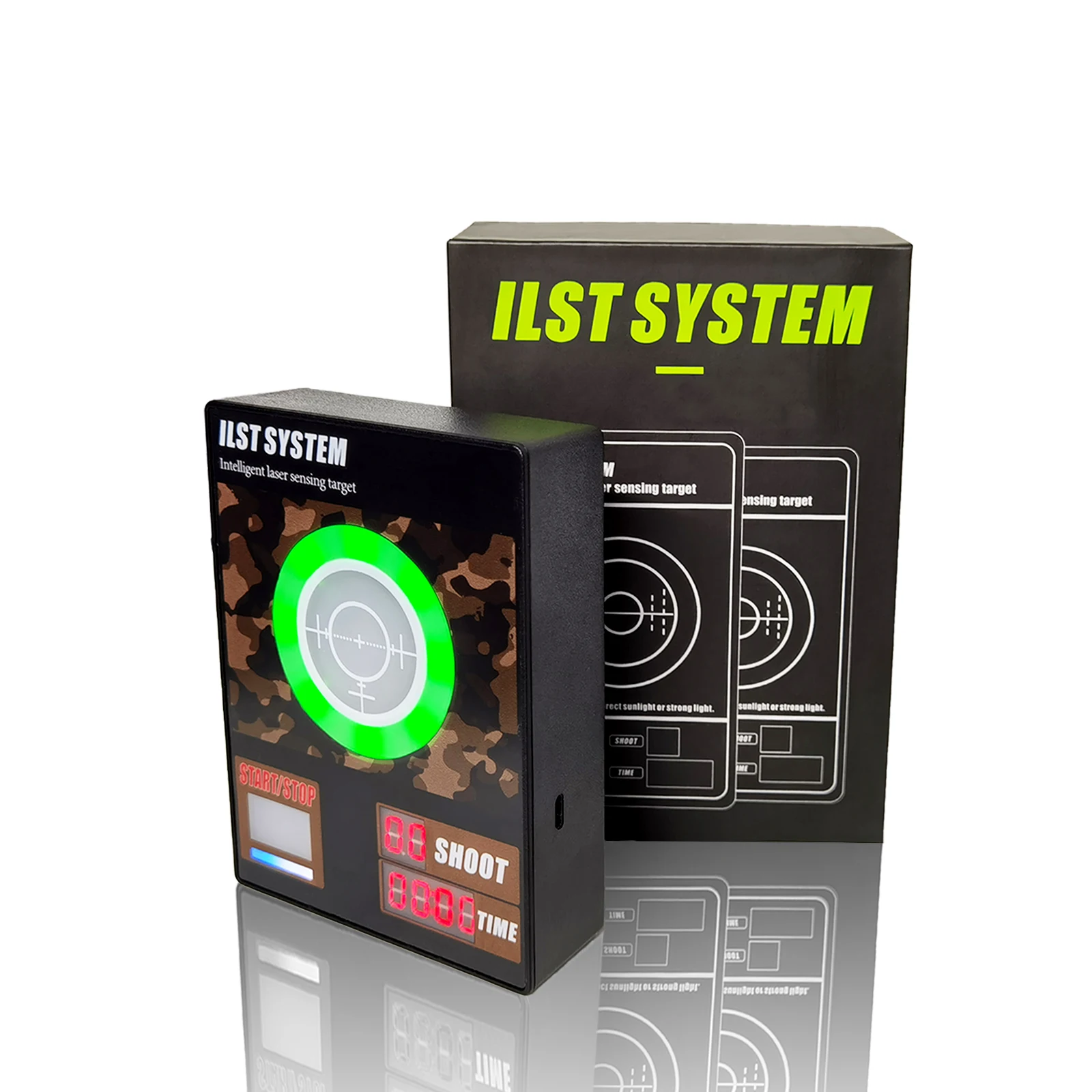 A Competitive Intelligent digital Laser shooting Sensing Target with 3 modes for shooter home training