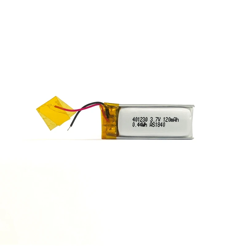  UL/IEC62133/KC/CB/BIS/UN38.3 сертифицированная 401230 литиевая батарея 120 мАч литий-полимерная 3 7 в для