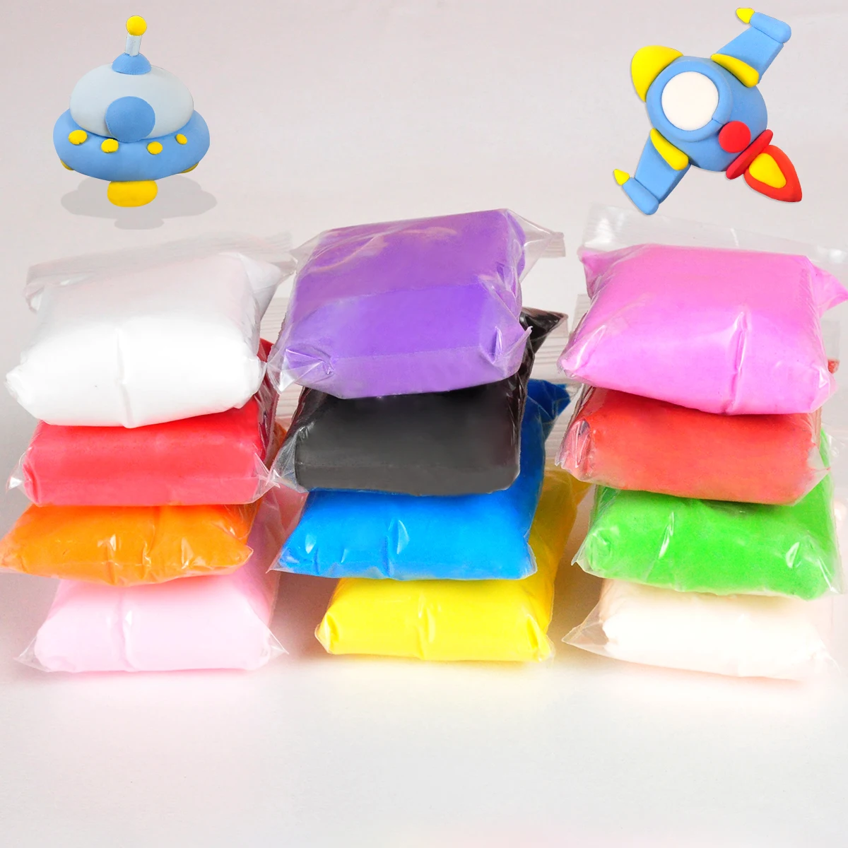 DELIGAO лидер продаж высококачественные игрушки ручной работы 12 цветов/сумка мягкая Сверхлегкая глина детские развивающие из полимерной